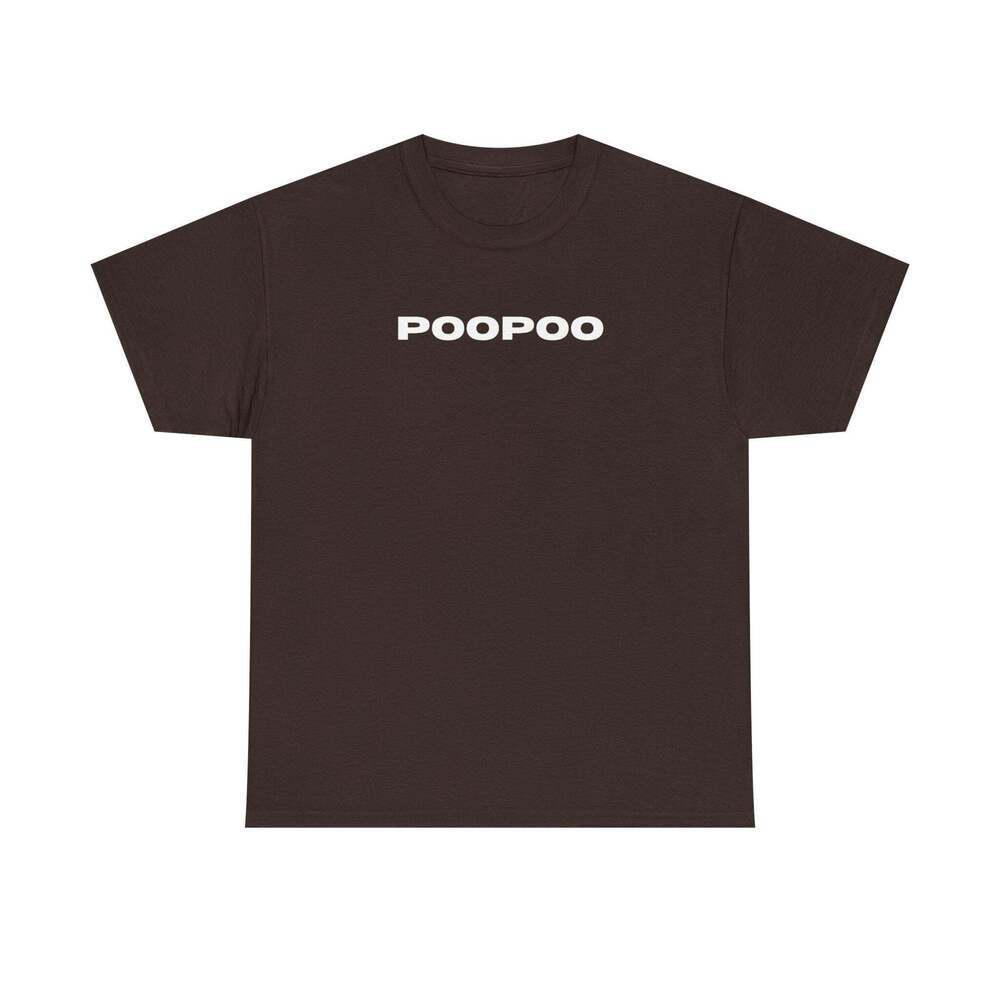 Poopoo Funny Couple Matching Meme Graphic T-Shirt